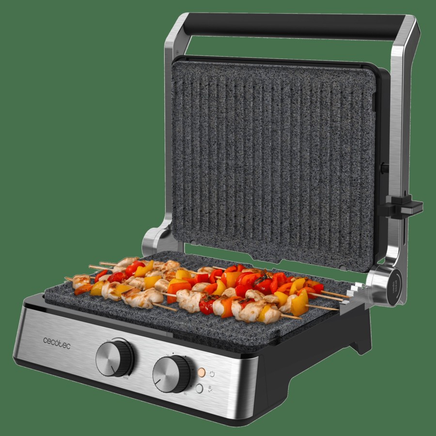 Planchas De Cocina | Cecotec Rock'Ngrill Blaze Parrilla Electrica Cecotec