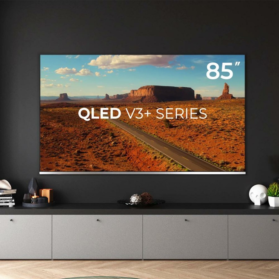 Televisores / Smart Tv | Cecotec Tv Qled V3+ Series Vqu30085+S Television Qled Smart Tv 85" Cecotec