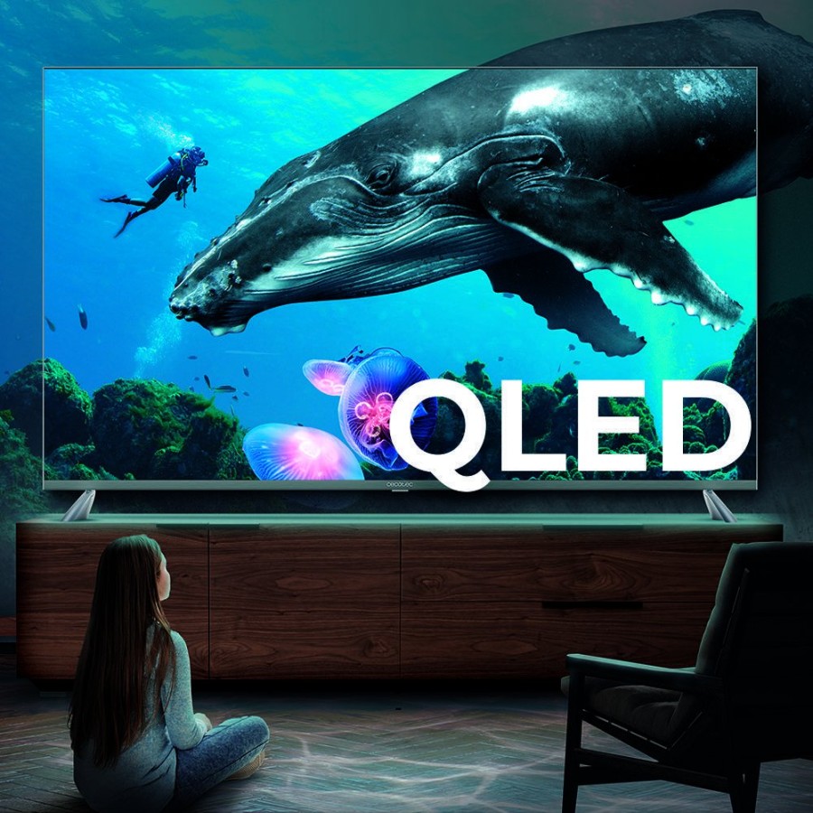 Televisores / Smart Tv | Cecotec Tv Qled V3+ Series Vqu30085+S Television Qled Smart Tv 85" Cecotec