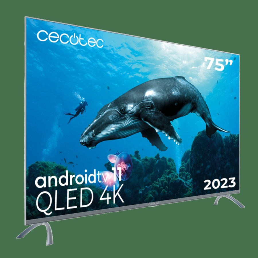 Televisores / Smart Tv | Cecotec Tv Qled V3+ Series Vqu30075+S Television Qled Cecotec