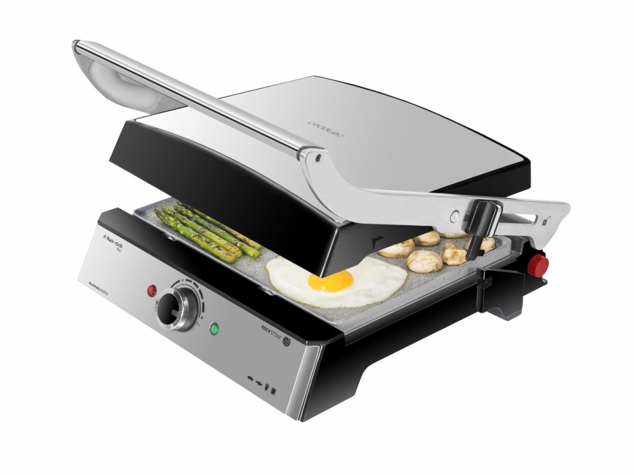 Planchas De Cocina | Cecotec Rock'Ngrill Pro Parrilla Electrica 2000W Cecotec