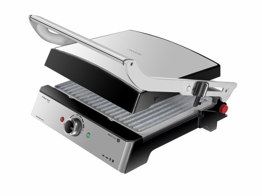 Planchas De Cocina | Cecotec Rock'Ngrill Pro Parrilla Electrica 2000W Cecotec