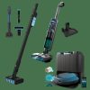 Packs | Cecotec Pack Conga 11090 Spin Revolution Home&Wash + Conga Scoba 2100 Twice Animal + Freego Wash&Vacuum Spray Robot Aspirador Laser Con Base De Autovaciado Y Friegasuelos + Aspirador Escoba Sin Cables + Fregona Electrica Cecotec