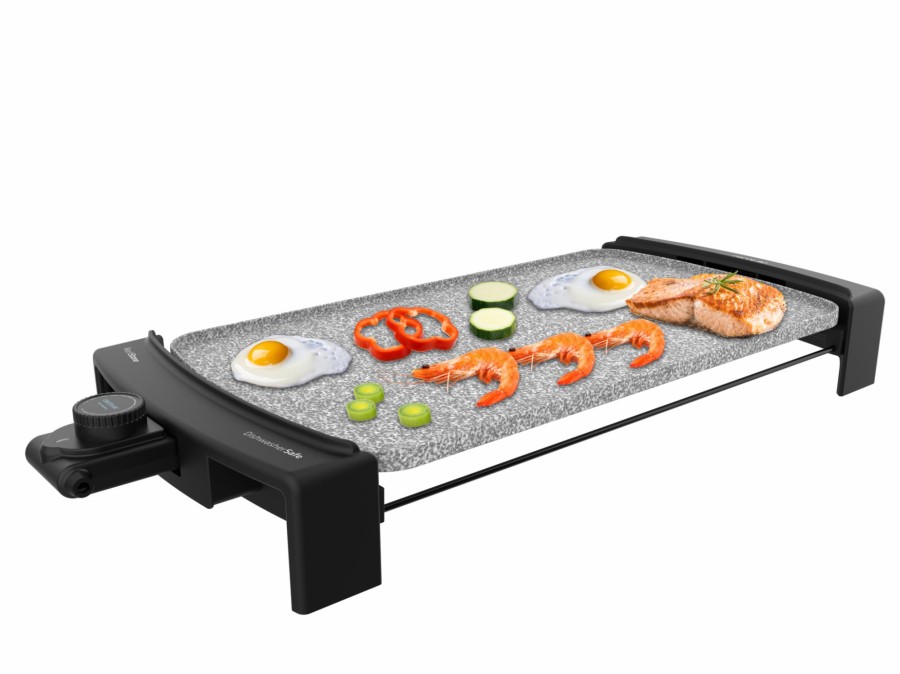 Planchas De Cocina | Cecotec Tasty&Grill 3000 Rockwater Plancha Electrica Cocina 2600 W Cecotec