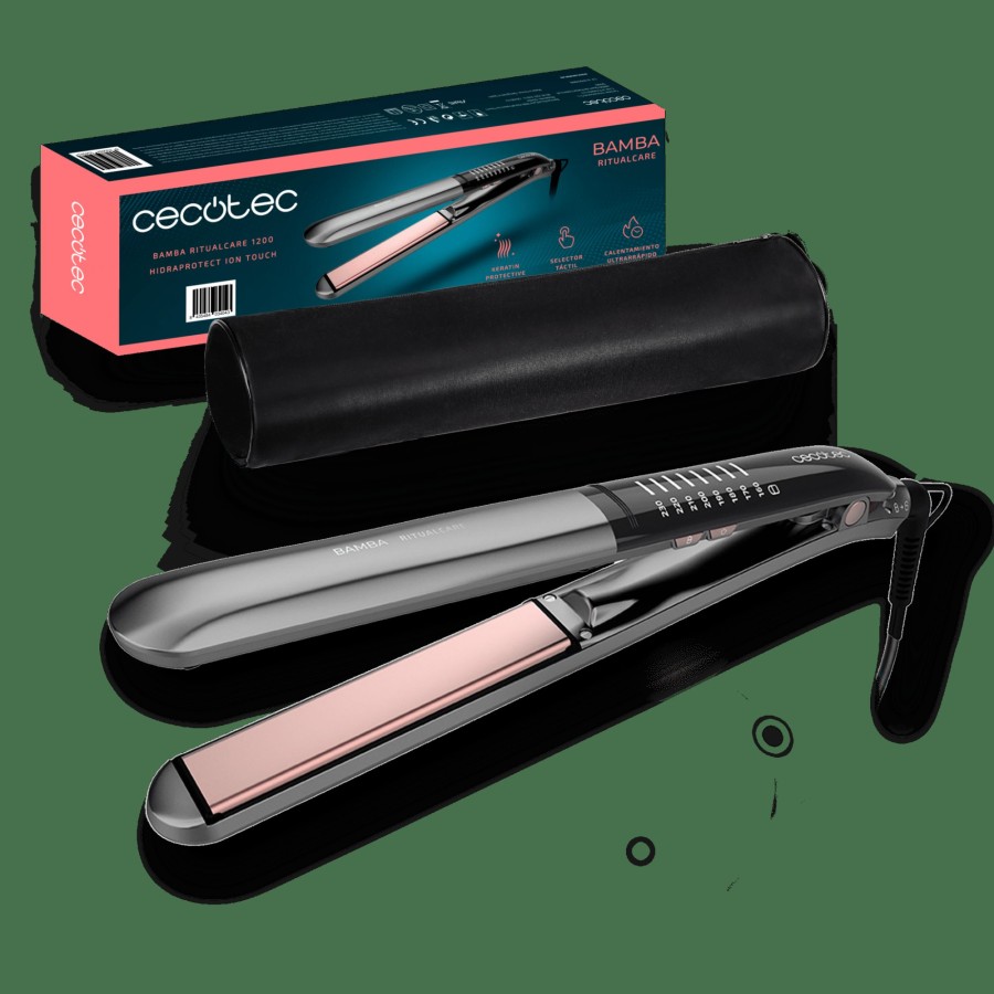 Planchas De Pelo | Cecotec Bamba Ritualcare 1200 Hidraprotect Ion Touch Plancha De Pelo Cecotec