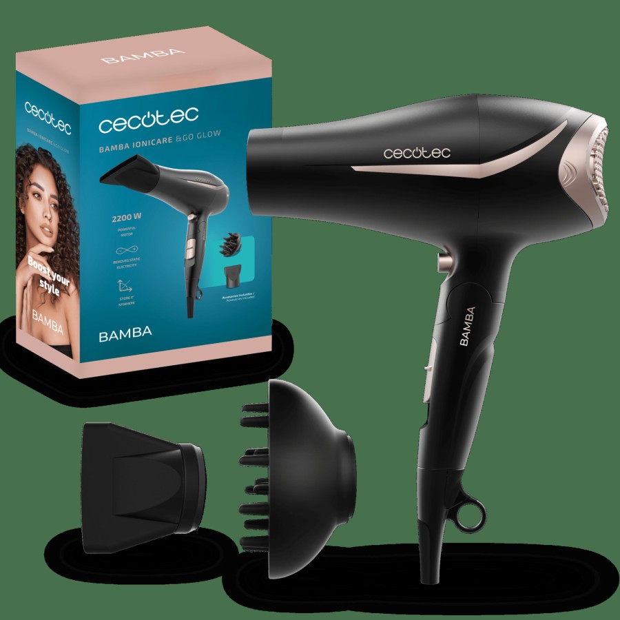 Secadores De Pelo | Cecotec Ionicare &Go Glow Secadores De Pelo Cecotec