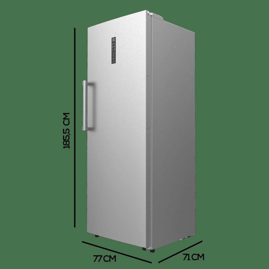 Congeladores | Cecotec Bolero Coolmarket Uf 380 Inox Congelador Vertical Cecotec