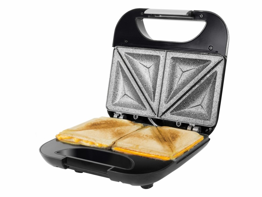 Planchas De Cocina | Cecotec Rock´N Toast Fifty-Fifty Sandwichera Cecotec