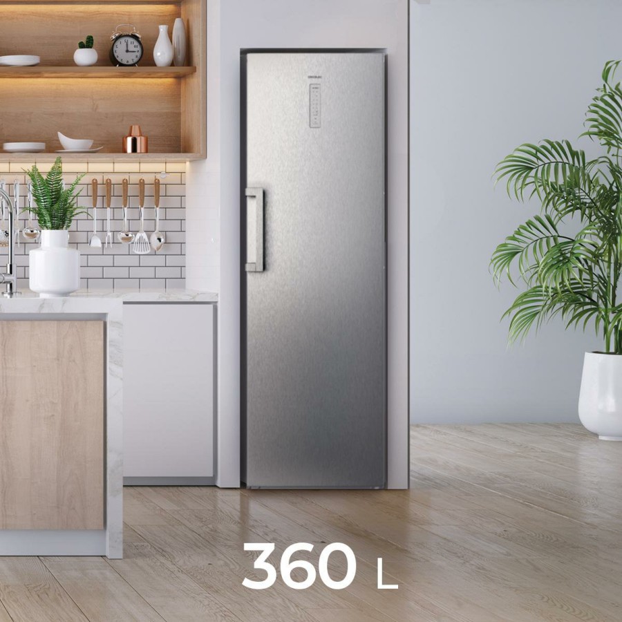 Frigorificos | Cecotec Bolero Coolmarket 1D 360 Inox E Frigorifico De Una Puerta Cecotec