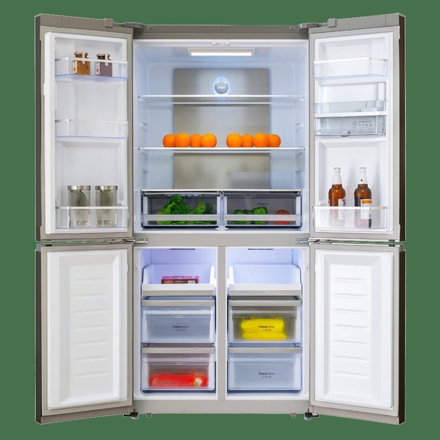 Frigorificos | Cecotec Bolero Coolmarket 4D 564 Inox E Frigorifico Americano 4 Puertas Cecotec