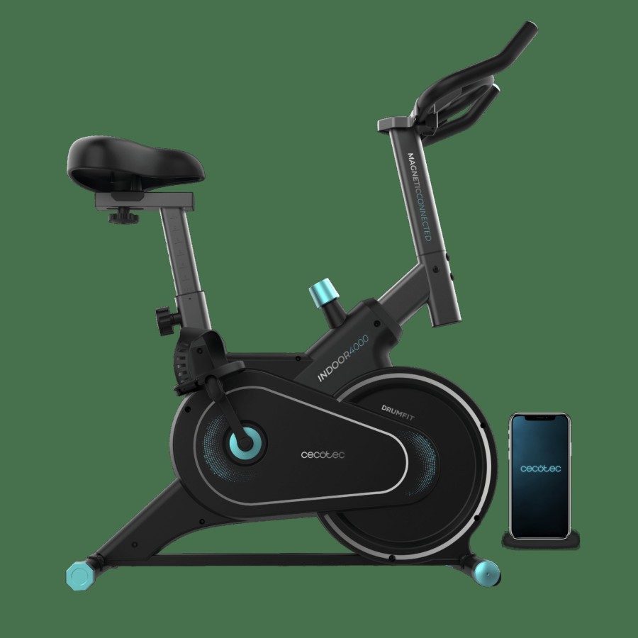 Bicicletas Estaticas E Indoor | Cecotec Drumfit Indoor 4000 Magnetic Connected Bicicleta Indoor Cecotec