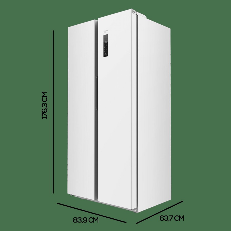 Frigorificos | Cecotec Bolero Coolmarket Sbs 430 White Frigorifico Americano Cecotec