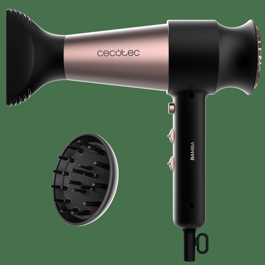 Secadores De Pelo | Cecotec Bamba Ionicare Rockstar Retro Secador De Pelo Cecotec