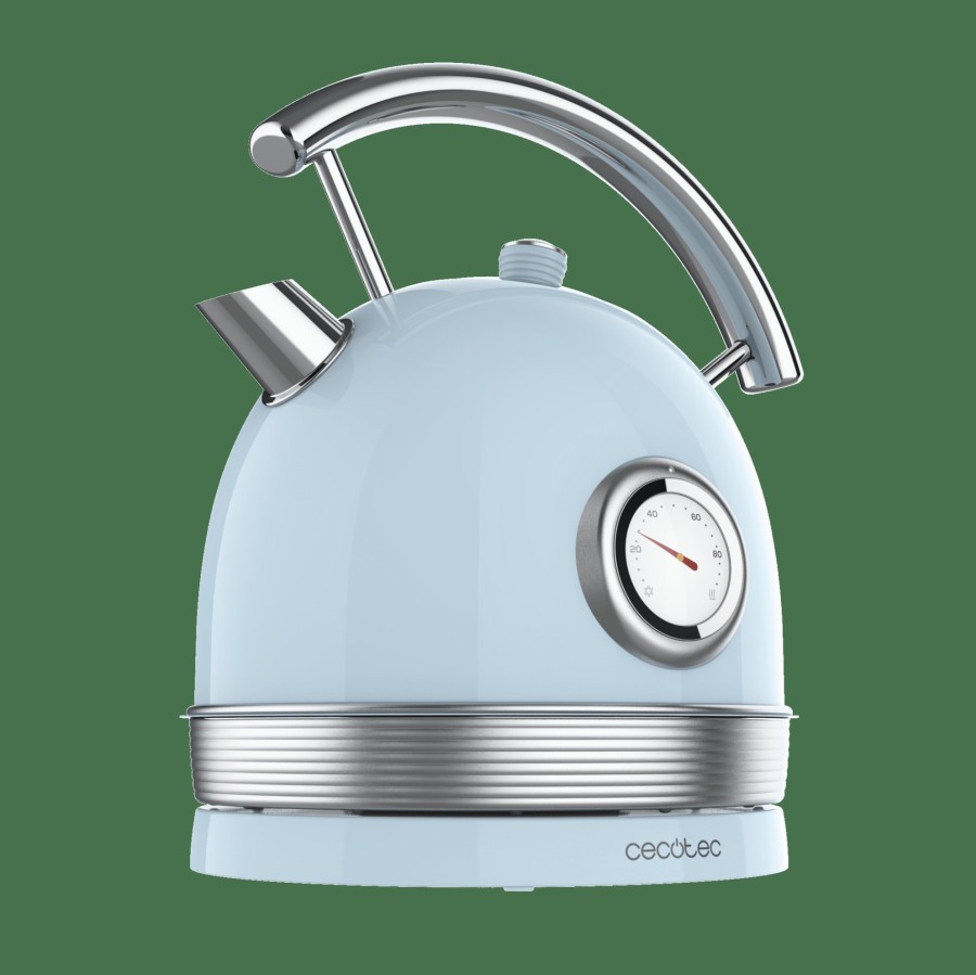 Hervidores | Cecotec Thermosense 420 Vintage Light Blue Hervidor De Agua Cecotec