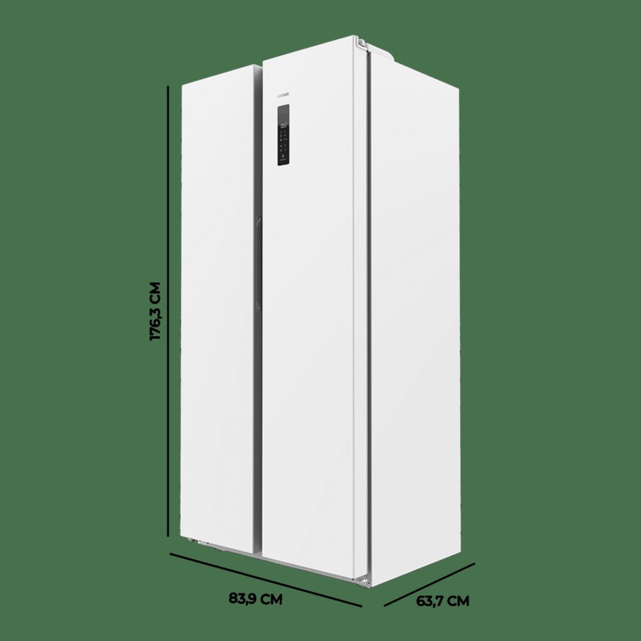 Frigorificos | Cecotec Bolero Coolmarket Sbs 430 White E Frigorifico Americano Cecotec