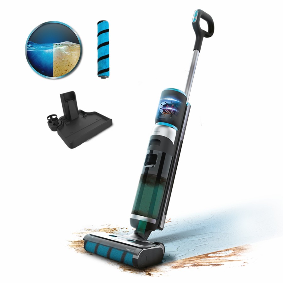 Fregonas Electricas | Cecotec Freego Wash&Vacuum Fregona Electrica Sin Cables Cecotec