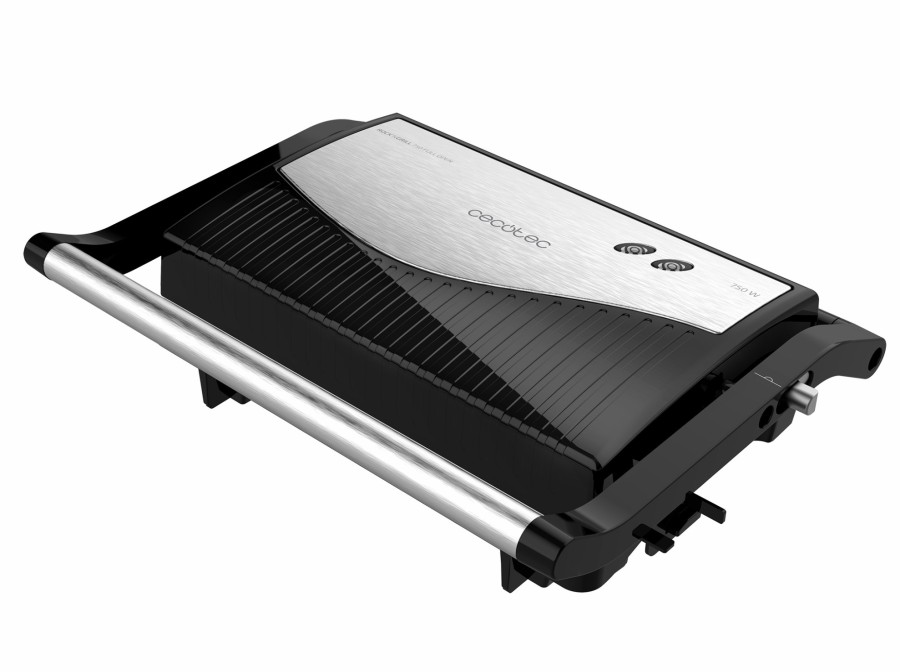 Planchas De Cocina | Cecotec Rock´Ngrill 750 Full Open Parrilla Grill Electrica Cecotec