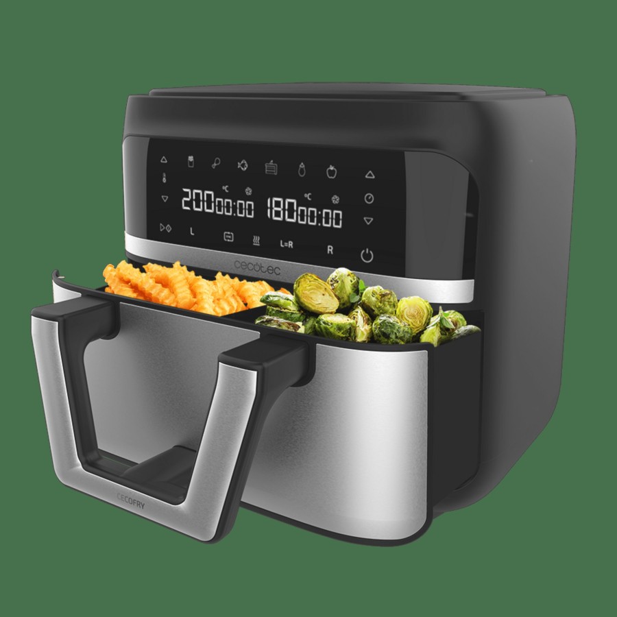 Freidoras Sin Aceite | Cecotec Cecofry Dual 9000 Freidora Sin Aceite Airfryer Cecotec