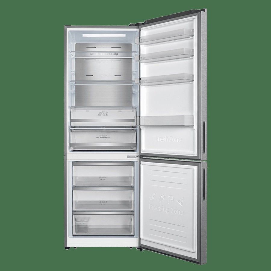 Frigorificos | Cecotec Bolero Coolmarket Combi 495 Inox E Frigorifico Combi Con Nevera Y Congelador Cecotec