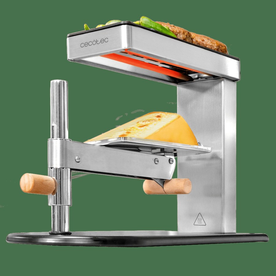 Planchas De Cocina | Cecotec Cheese&Grill 6000 Inox Maquina Para Raclette Cecotec