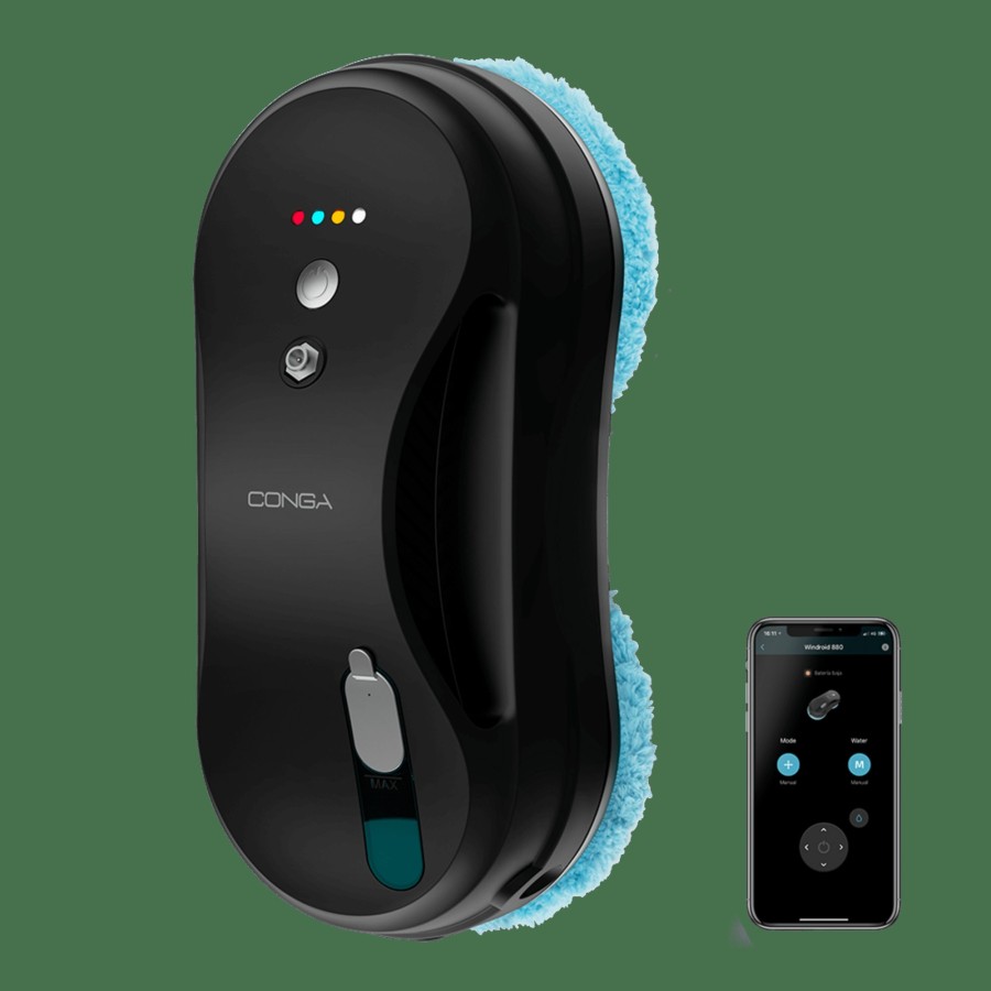 Aspiradores Limpiacristales | Cecotec Windroid 880 Spraywater Connected T Robot Limpiacristales Cecotec