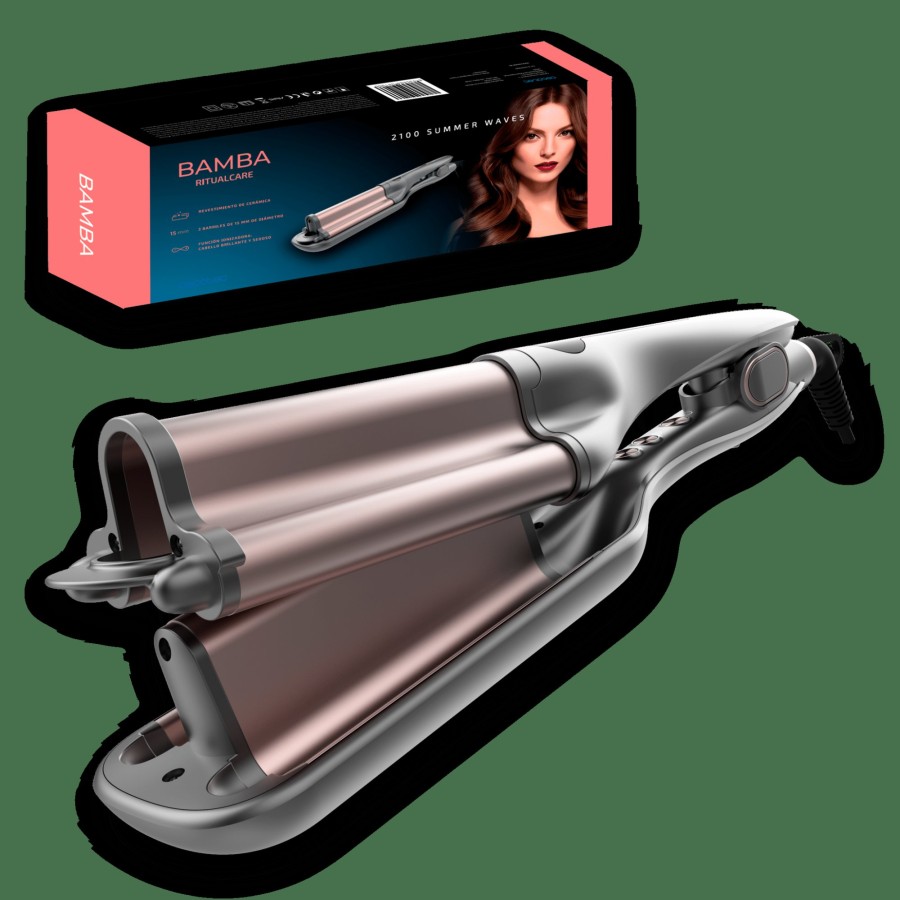 Rizadores De Pelo | Cecotec Ritualcare 2100 Summer Waves Plancha Ondas Surferas Cecotec