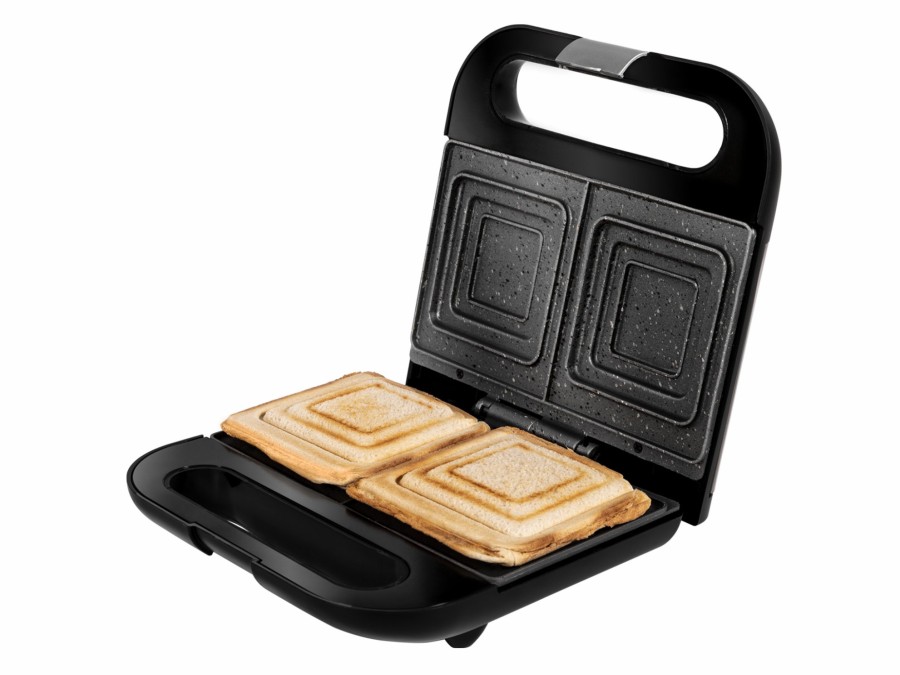 Planchas De Cocina | Cecotec Rock´Ntoast Sandwich Squared Sandwichera Cecotec