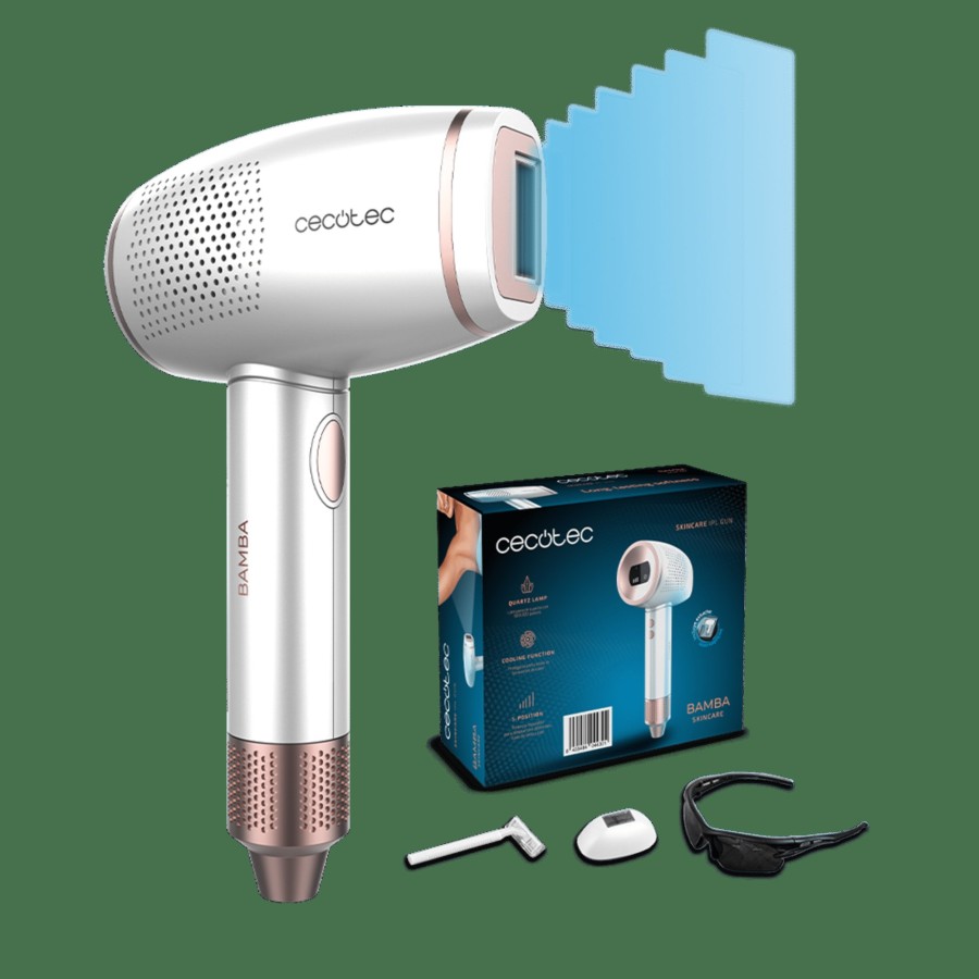 Depiladoras | Cecotec Bamba Skincare Ipl Gun Depiladora De Luz Pulsada Cecotec