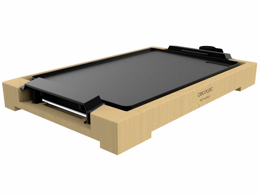 Planchas De Cocina | Cecotec Tasty&Grill 2000 Bamboo Plancha Electrica Cocina 2000 W Cecotec