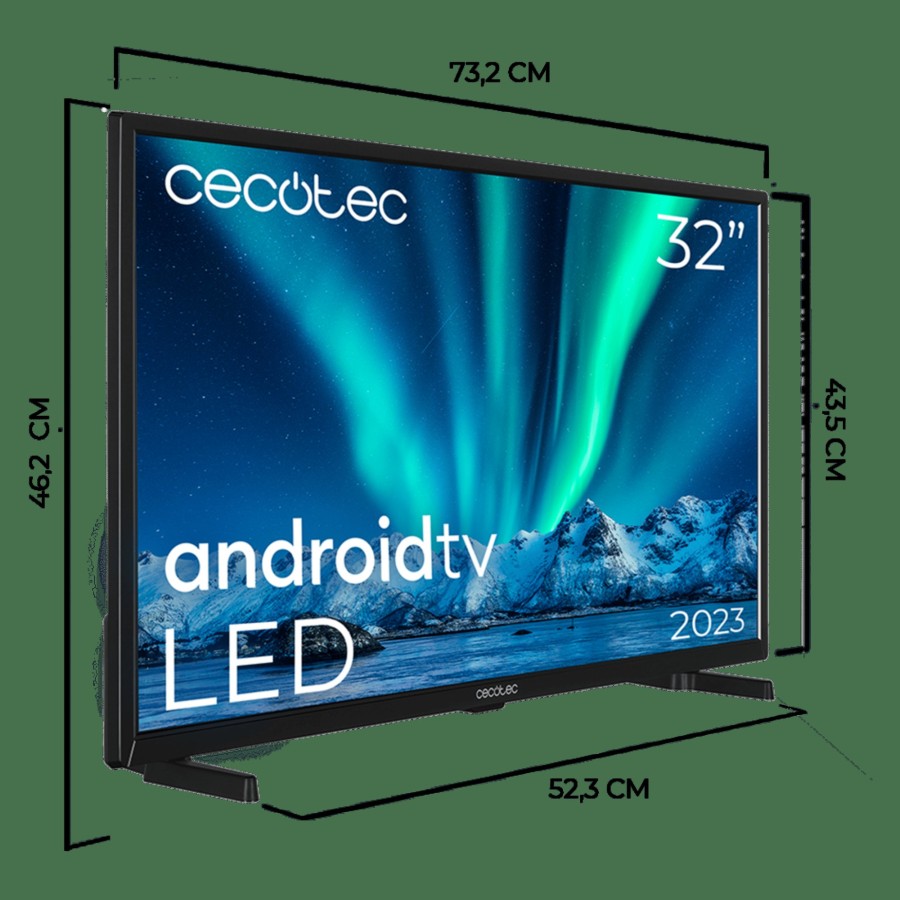 Televisores / Smart Tv | Cecotec Tv Cecotec A Series Alh00032 Television Led 32" Smart Tv Cecotec