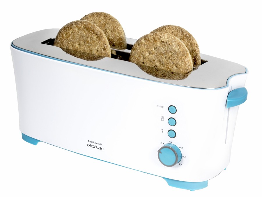 Tostadoras | Cecotec Tostador Toast&Taste 2L Tostadora De Pan Cecotec