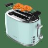 Tostadoras | Cecotec Toast&Taste 1000 Retro Double Blue Tostador Vertical Cecotec