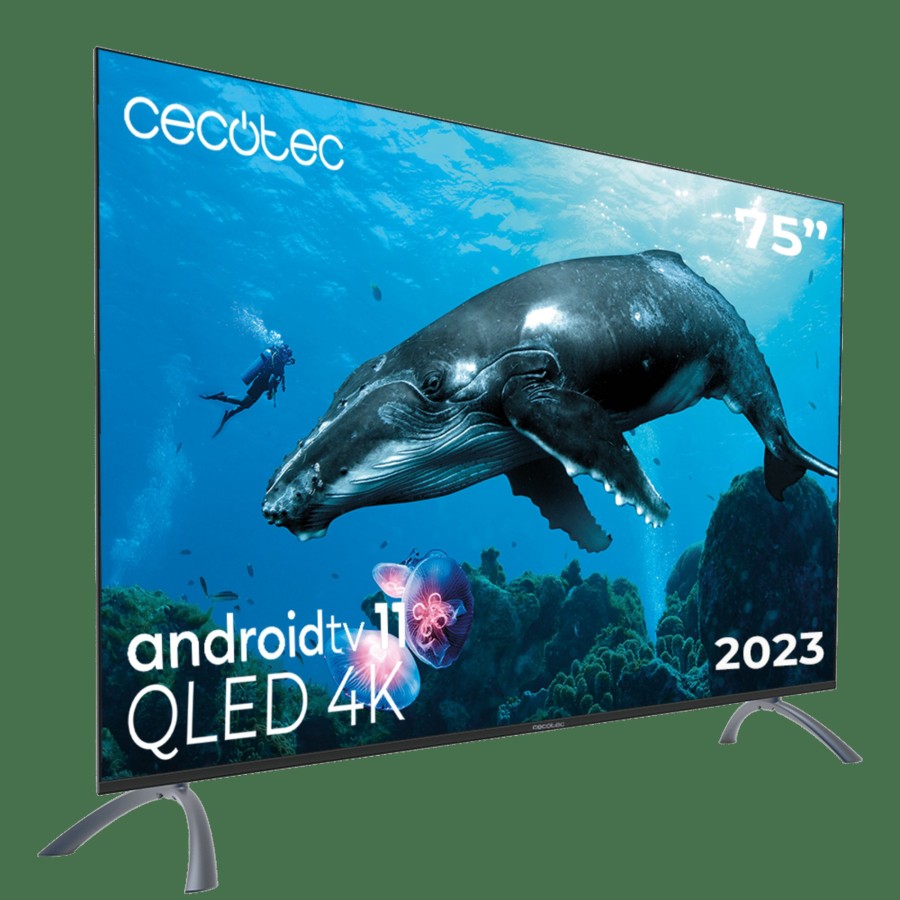 Televisores / Smart Tv | Cecotec Tv Qled V2 Series Vqu20075 Television Qled 75" Smart Tv Cecotec