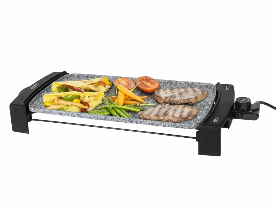 Planchas De Cocina | Cecotec Rock&Water 2500 Plancha De Asar Electrica Cecotec