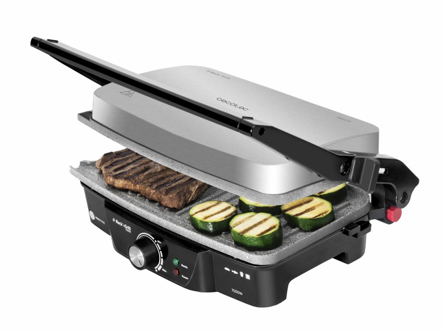 Planchas De Cocina | Cecotec Rock'Ngrill 1500 W Parrilla Grill Electrica Cecotec