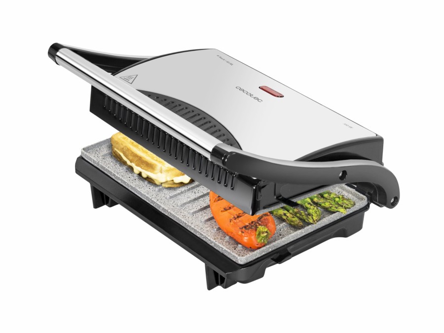 Planchas De Cocina | Cecotec Rock'Ngrill 700 W Parrilla Grill Electrica Cecotec