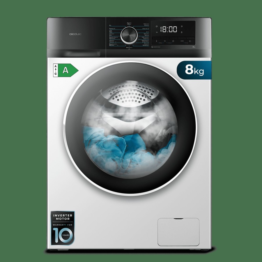 Lavadoras | Cecotec Bolero Dresscode 8500 Inverter A Lavadora De 8 Kg Cecotec