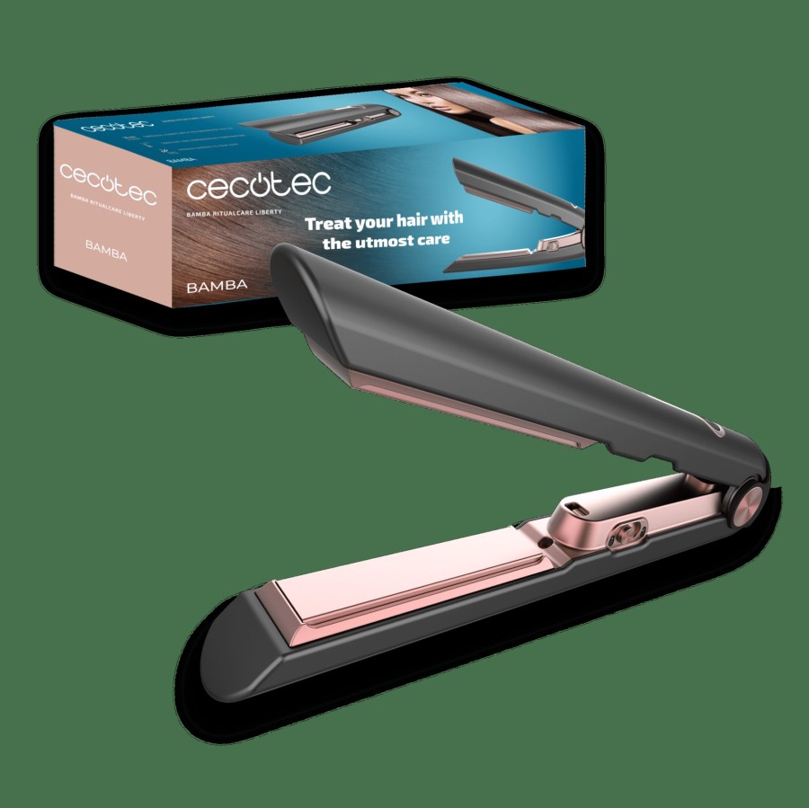 Planchas De Pelo | Cecotec Bamba Ritualcare Liberty Plancha De Pelo Inalambrica Cecotec