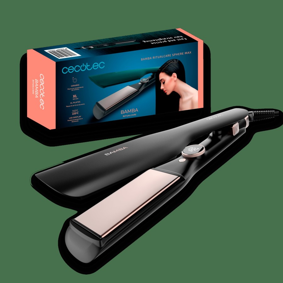 Planchas De Pelo | Cecotec Bamba Ritualcare Sphere Max Plancha De Pelo Cecotec