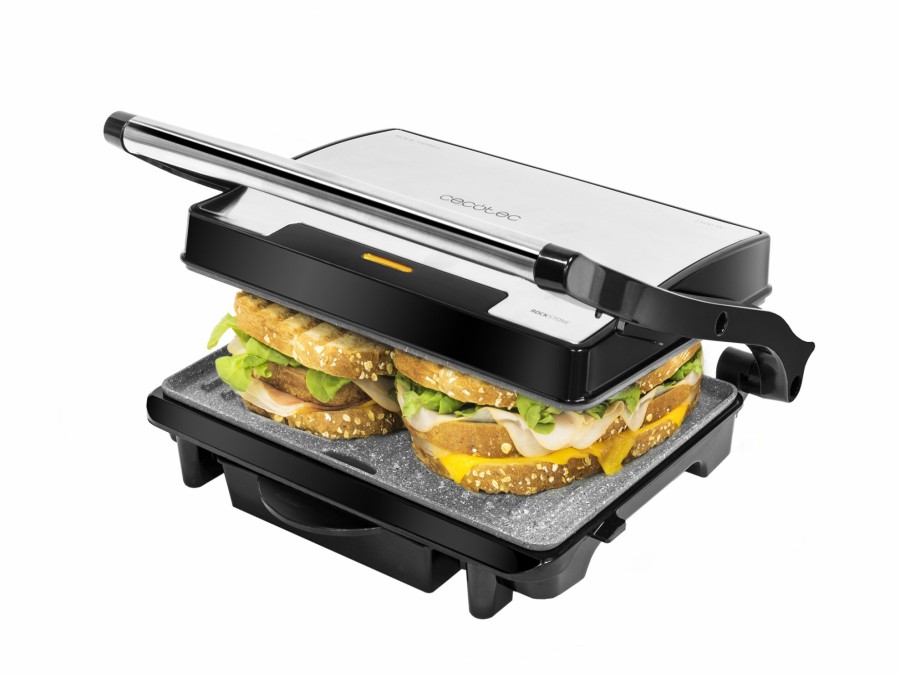 Planchas De Cocina | Cecotec Rock'Ngrill 1500 Rapid Parrilla Electrica 1500W Cecotec